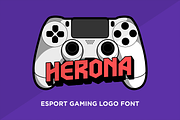 Herona – Esport Logo Fonts, a Sans Serif Font by Konstantine Studio (Thumbnail 1 of 3)