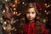 Christmas Lights Digital Backdrop, a Layer Style Add-On by Wild Honey Design Co. (Thumbnail 1 of 2)