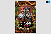 Pirates Costume Birthday Party Flyer, a Flyer Template by BrandPacks (Thumbnail 1 of 4)