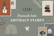 Abstract boho stamps Procreate, a Brush Add-On by Julia Right Studio (Thumbnail 1 of 6)