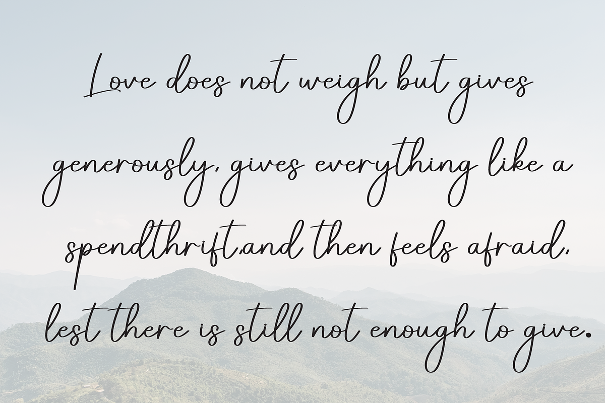 Lonely | Script Font, a Handwritten Font by Scratchones (Photo 6 of 9)