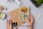 Mini Botanical Junk journal Kit, a Decorative Illustration by Digital Art Mahdiseño (Thumbnail 10 of 11)