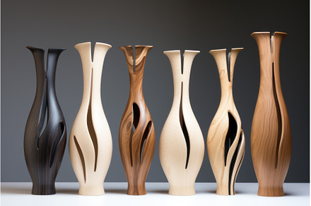 Captivating Interior wood dark vase, a Nature Photo by Ylivdesign