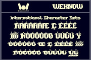 Dark Light Warrior font, a Font by weknow (Thumbnail 9 of 10)