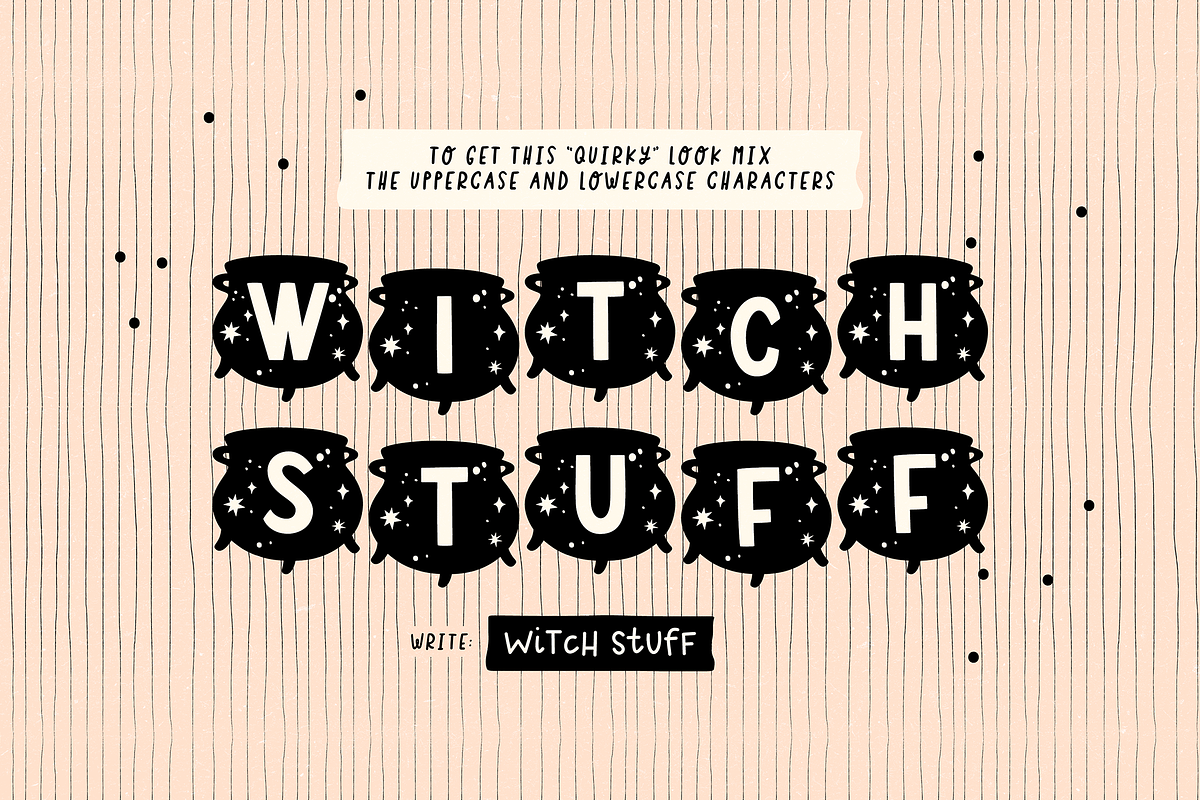 WITCH STUFF, a Handwritten Font by Maria Feliz Fonts (Photo 7 of 10)
