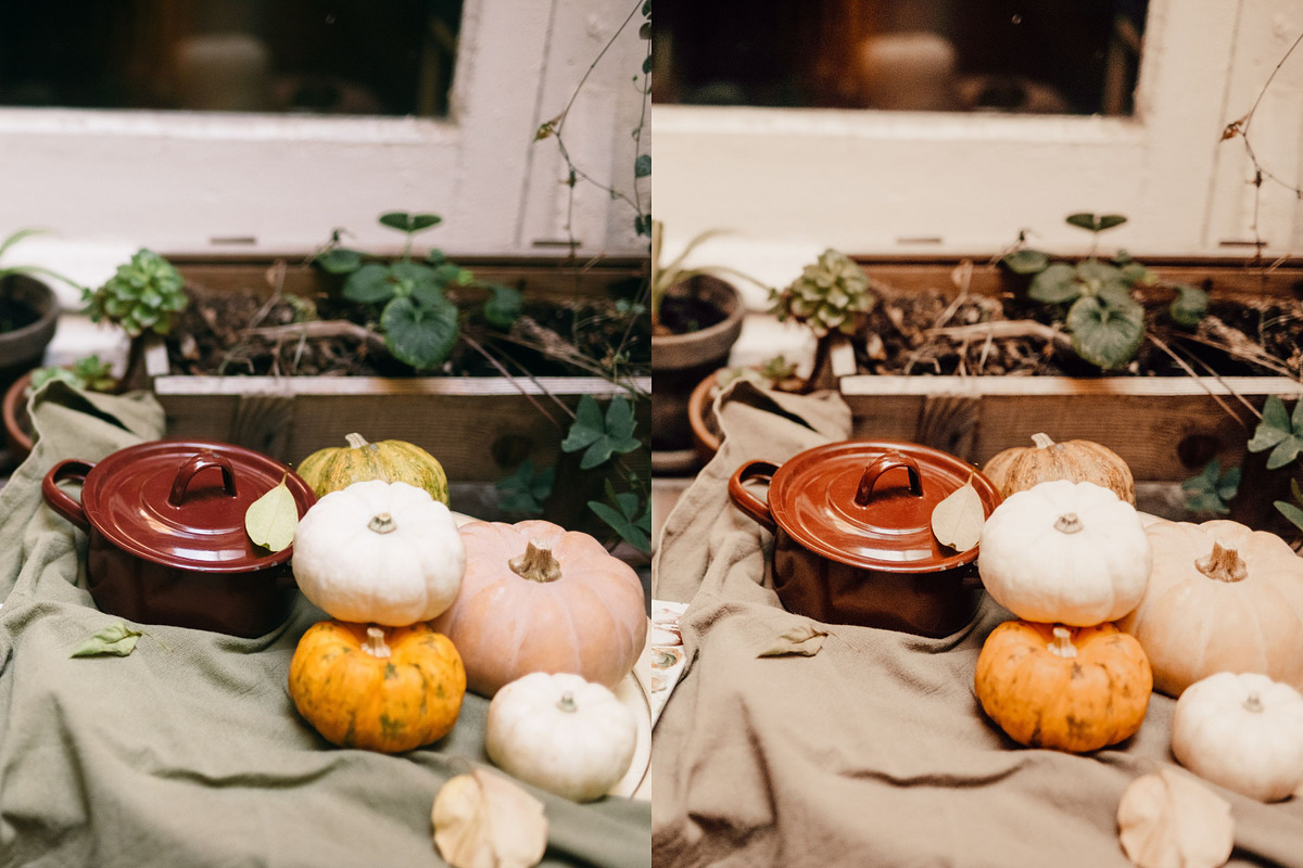 5 PUMPKIN LIGHTROOM PRESETS, an Action Add-On by Emma Kate Creative (Photo 5 of 10)
