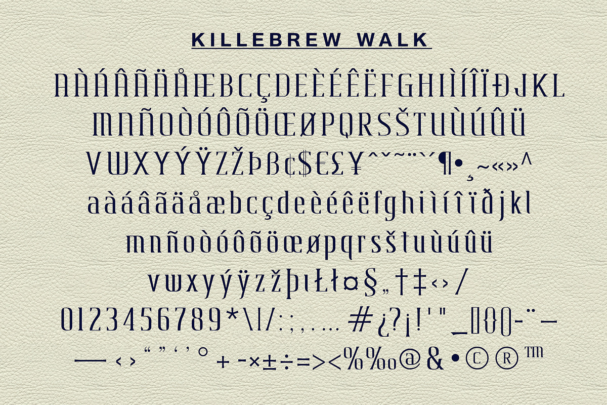 Killebrew Walk | Athletic Typeface, a Serif Font by StudioWorks (Photo 6 of 7)