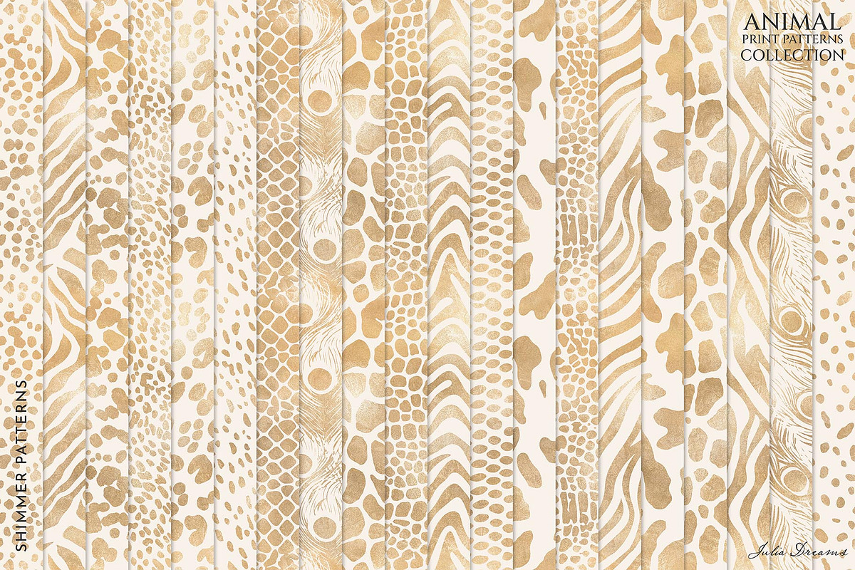Animal Print Seamless Patterns, a Pattern Graphic by Julia Dreams (Photo 11 of 11)