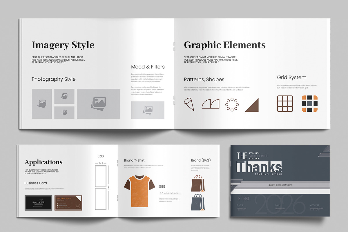 Business Identity Brand Guideline, a Brochure Template by MightyDesign (Photo 5 of 8)