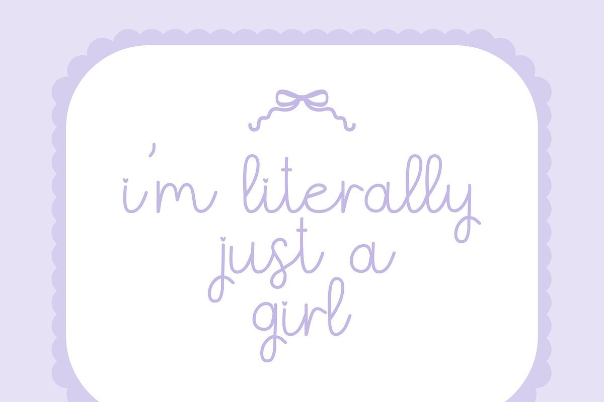 Silly Lilly Font – Handwritten Sans-, a Handwritten Font by Dottie Digitals (Photo 3 of 4)