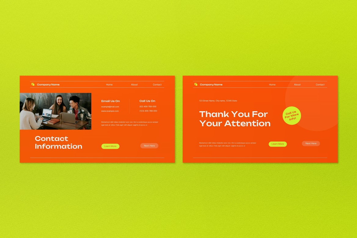 Orange Business Investment PPT, a Presentation Template by graphicook (Photo 4 of 4)