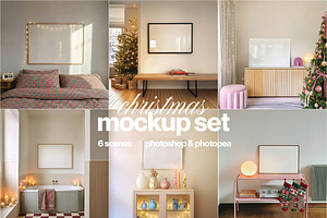 DIN A Christmas Mockup Set Vol 1