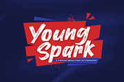 Young Spark, a Script Font by khurasan (Thumbnail 1 of 5)