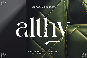 Althy - Modern Serif Typeface