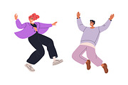 Happy people jumping up set, a Person Illustration by Good Studio (Thumbnail 7 of 12)