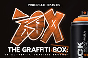 The Graffiti Box: Procreate Brushes, a Brush Add-On by Leonard Posavec (Thumbnail 1 of 6)
