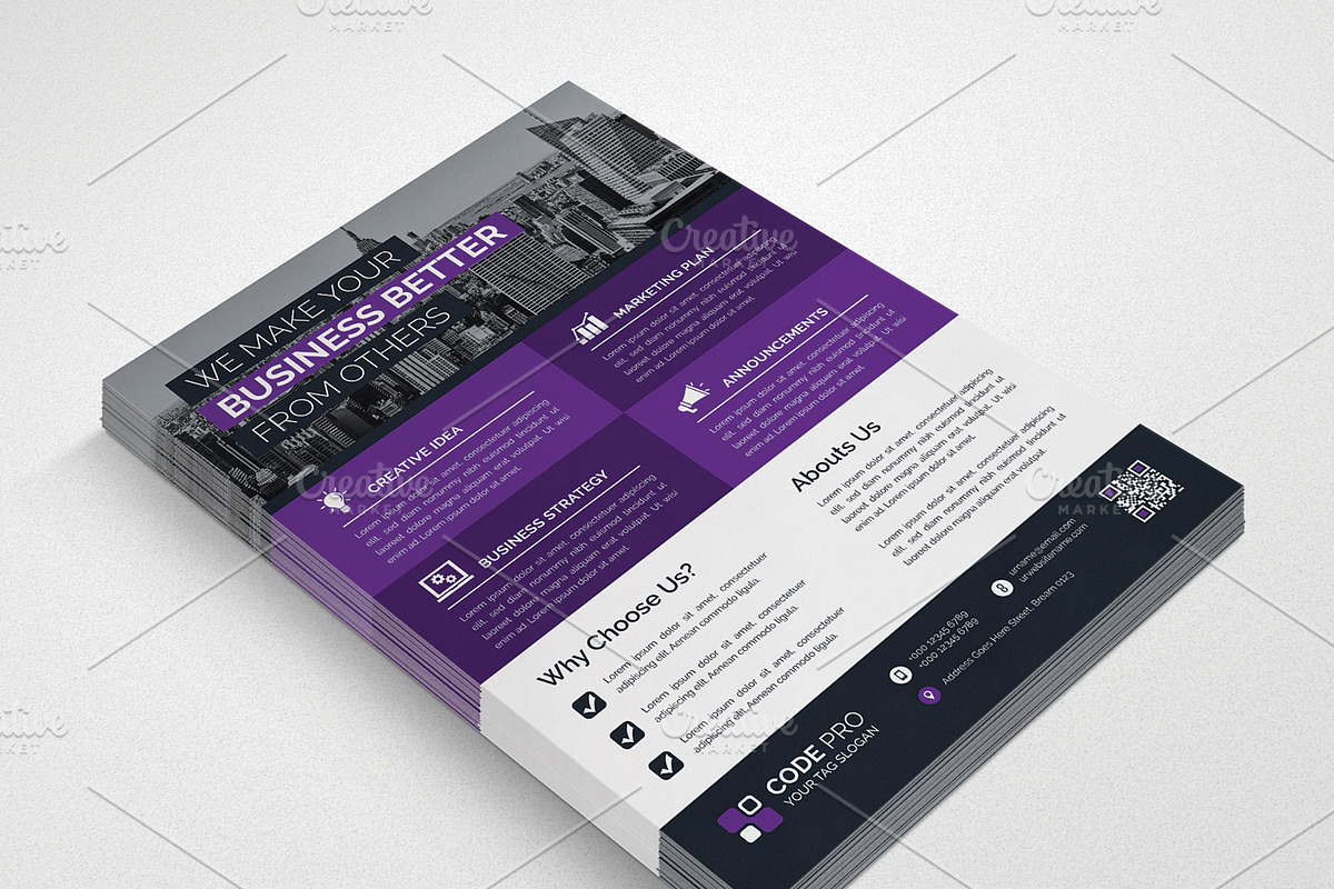 Flyers, a Flyer Template by pixelworkz (Photo 6 of 6)