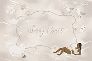 Summer beach. Hand drawn Icons, a Decorative Illustration by Kreker Kate (Thumbnail 3 of 8)