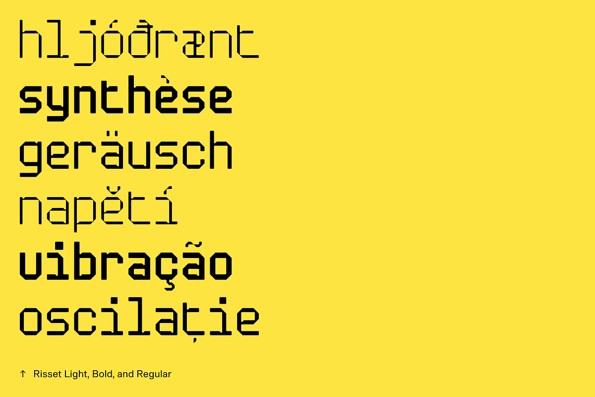 Risset, a Sans Serif Font by Nameless Type Foundry (Photo 7 of 10)
