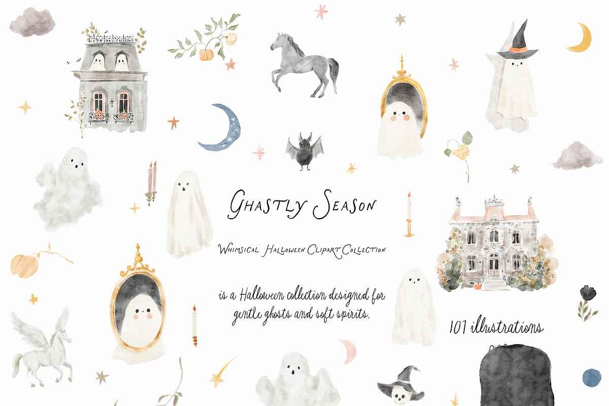 Ghastly Season: Whimsical Halloween, an Object Graphic by Purple (Photo 4 of 12)