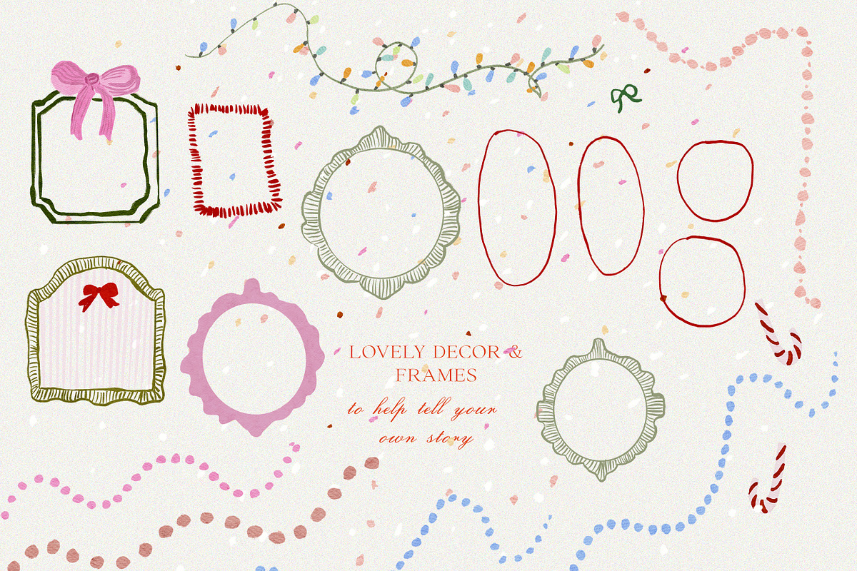 Hand Drawn Christmas Watercolor Art, an Object Graphic by Laras Wonderland (Photo 6 of 11)