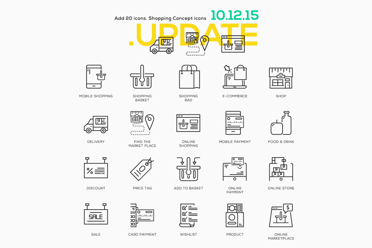 100 Business Concept Icons, an Outline Icon by Illustrato (Photo 4 of 4)