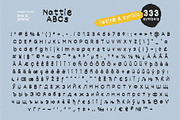 Nattie ABCs - Font Latine & Cyrillic, a Handwritten Font by line & plane (Thumbnail 2 of 9)