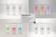Clear Cosmetic Tube Mockups, a Packaging Mockup by INCDesign (Thumbnail 5 of 9)