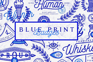 Blue Print Badges