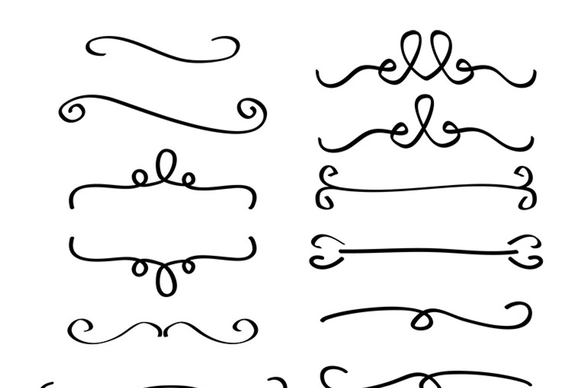 20 Simple Flourish Dividers, an Object Graphic by The Digital Download Shop (Photo 3 of 3)