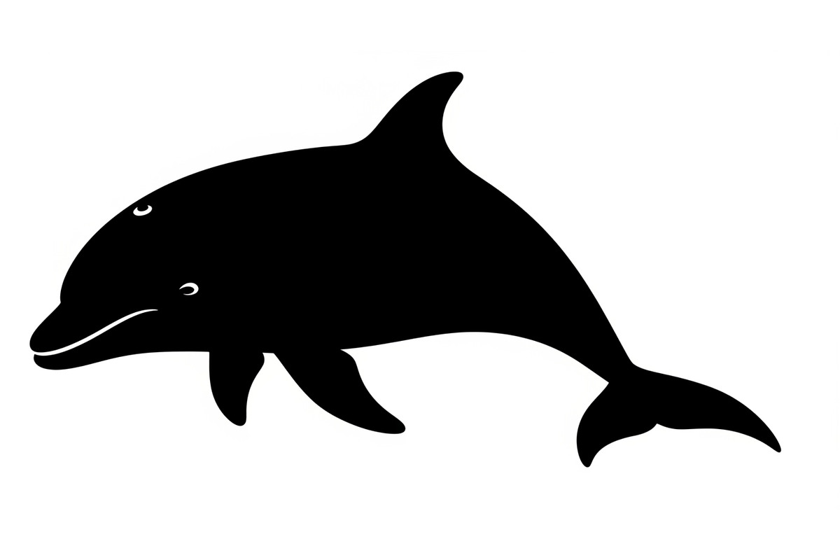 Dolphin Jumping Silhouette Vector, an Illustration by Designs_River (Photo 42 of 51)
