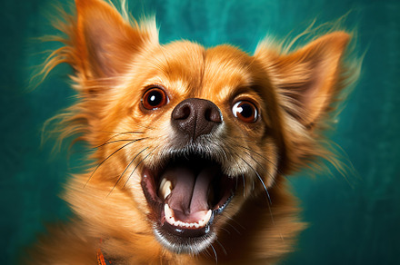 Cute dog with sunglasses, an Animal Photo by Virgo Studio