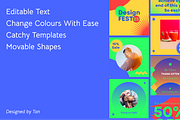 40 Creative Canva Post Layouts, a Social Media Template by Designs by Tan (Thumbnail 5 of 8)