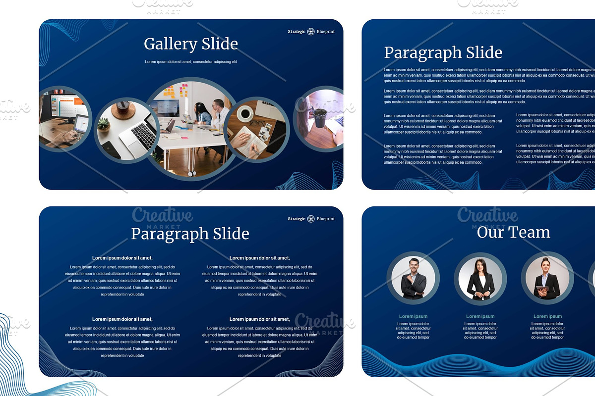 Blueprint Business Presentation, a Presentation Template by Interpitch (Photo 4 of 8)