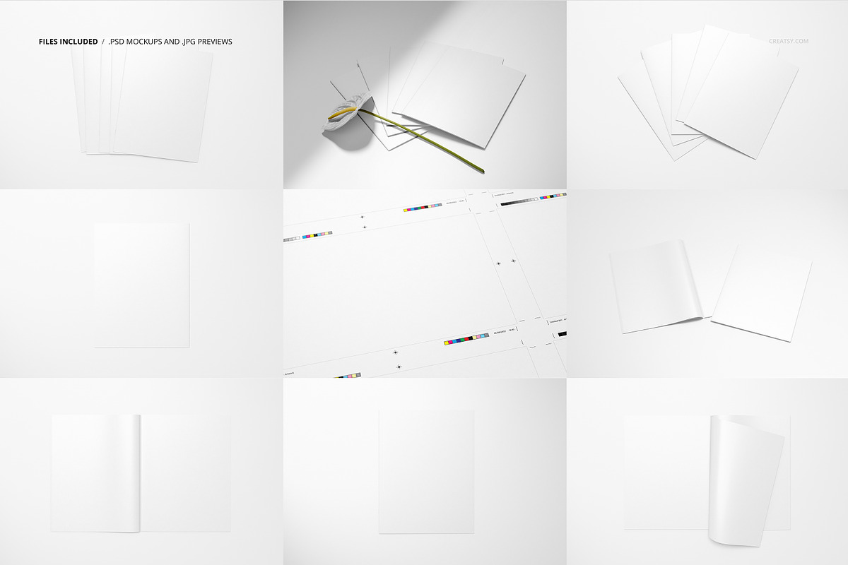 8.5x11 Magazine Mockup Set, a Books & Magazine Mockup by creatsy5 (Photo 2 of 15)