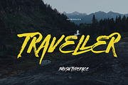Traveller, a Font by Fortunes Co (Thumbnail 1 of 9)