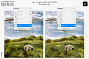 Wet Flow Procreate Brushes, a Brush Add-On by owlasya (Thumbnail 7 of 7)