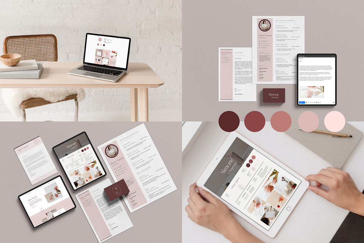 Simone Canva Logo & Brand Kit, a Branding & Logo Template by Amado Brand Design Studio (Photo 2 of 6)