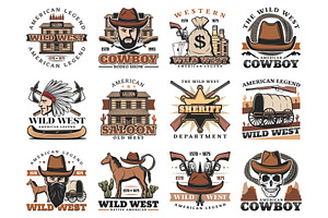 American Wild West Icons