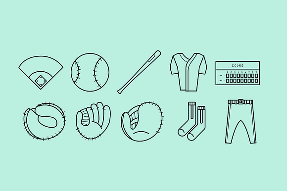 Baseball Icons
