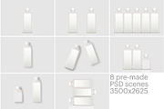 Smoothie Bottle Mockup, a Packaging Mockup by GraphicWave (Thumbnail 3 of 10)