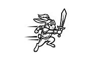 Warrior Bunny Knight Silhouette, an Illustration by jahid234 (Thumbnail 12 of 49)