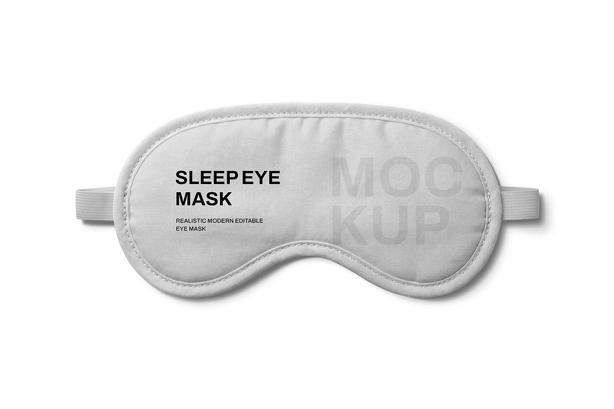 Sleeping Mask Mockup, a Mask Mockup by graphypix (Photo 4 of 4)