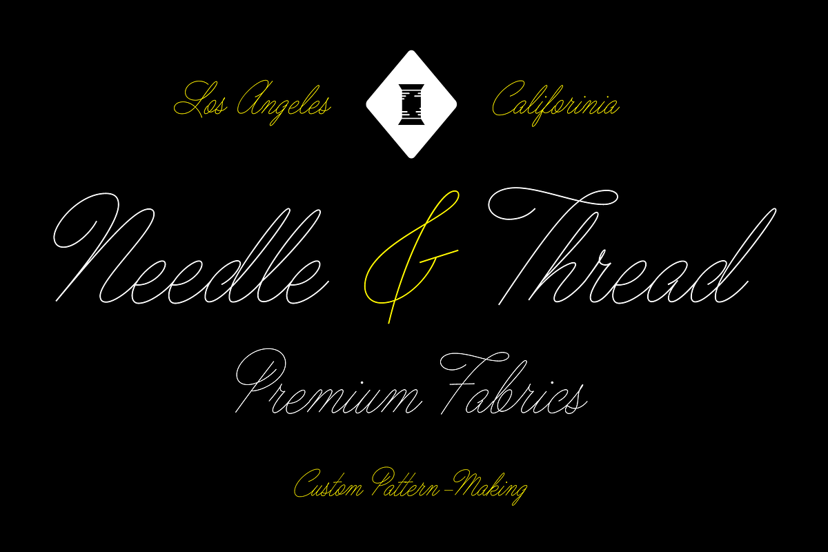 Ballpoint Script, a Script Font by Drew Melton (Photo 3 of 5)