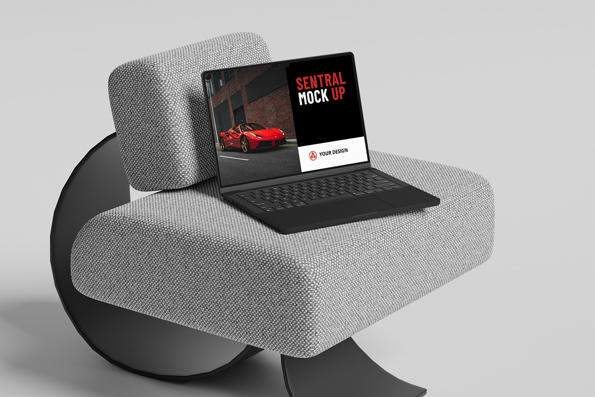 Laptop mockup, an Android Mockup by kebunmockup (Photo 3 of 5)