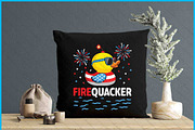 4th Of July Duck Firequacker, a Graphic by Creativeusart (Thumbnail 4 of 4)