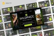 Outdoor Adventure Google Slides, a Presentation Template by fluffstudio (Thumbnail 1 of 4)