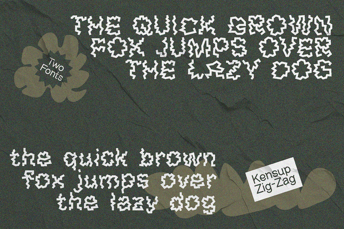 Kenzoo Supplies Playful Duo Font, a Sans Serif Font by Erifqizefont (Photo 13 of 15)