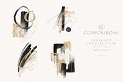 Abstract Black Gold Watercolor Shape, a Texture Graphic by Veris Studio (Thumbnail 5 of 16)