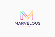 Letter M Logo Marvelous Gradient, a Branding & Logo Template by Signatoro (Thumbnail 2 of 2)